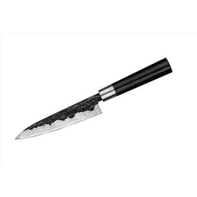 SBL-0023/K Нож кухонный "Samura BLACKSMITH" универсальный 162 мм, AUS-8, микарта