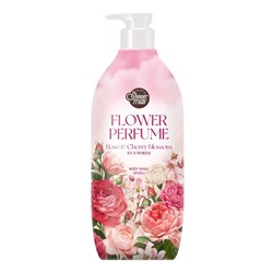 Shower Mate Гель для душа парфюмированный / Pink Flower Perfumed Body Wash Rose & Cherry Blossom, 900 мл
