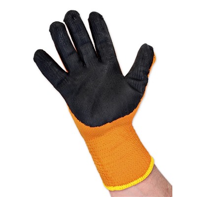 Перчатки зимние рабочие «БЕРТА®» махровые, полиакриловые с латексным покрытием (арт. 283)