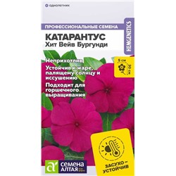 Цветы Катарантус Хит Вейв Бургунди/Сем Алт/цп 5 шт.