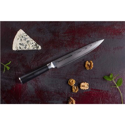 SD-0045/K Нож кухонный "Samura DAMASCUS" для нарезки 230 мм, G-10, дамаск 67 слоев