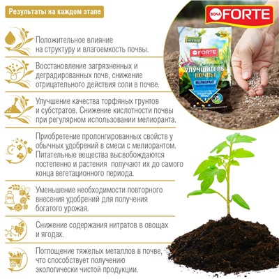 BONA FORTE Улучшитель почвы Soil Retreat Мелиорант пролонгированный, 2,5 кг
