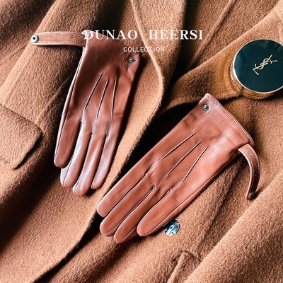 Женские перчатки из натуральной кожи