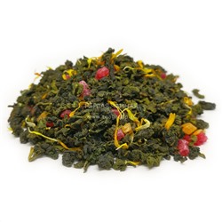 Манговый улун, чай листовой зелёный ароматизированный, 100гр
