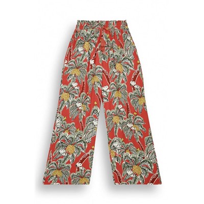 Pantalón largo fluido tropical Snoopy