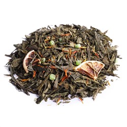 Мохито, чай листовой зелёный ароматизированный, 100гр
