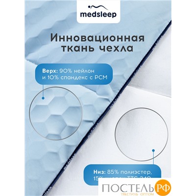 MEDSLEEP  Одеяло БЛЮ КРИСТАЛЛ 140х205, 1 пр., нейлон/спандекс/бамбук, 200г/м2