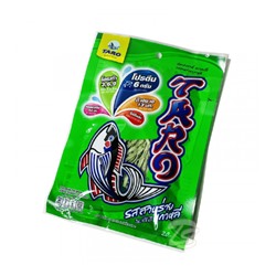 Сушеная рыбная стружка со вкусов корейских водорослей от Taro Seafood Snack Korean Seaweed Flavored 25 гр